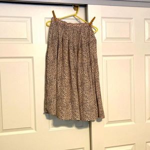 Who What Wear Size 2 Ditsy Long Skirt